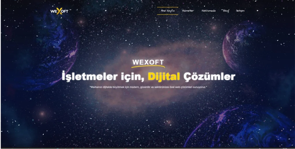 Wexoft – SEO, web site geliştirme ve otomasyon çözümleri sunan ajans.